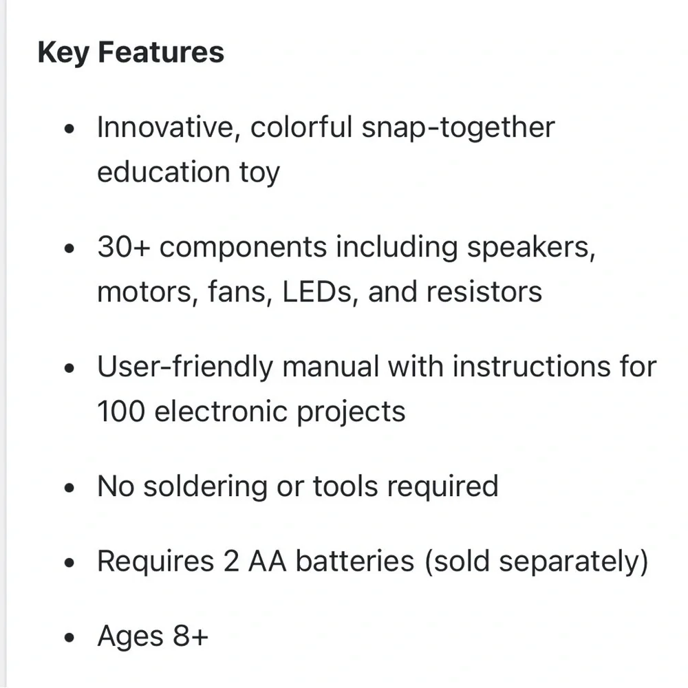 SNAP CIRCUITS Junior Electronics Exploration Kit